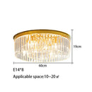 GobekUsa Crystal LED Ceiling Chandelier for Modern American Minimalist Décor