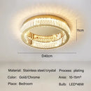 GobekUsa Crystal LED Ceiling Chandelier for Home Living Room Bedroom Lighting