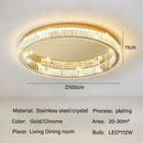 GobekUsa Crystal LED Ceiling Chandelier for Home Living Room Bedroom Lighting