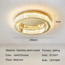 GobekUsa Crystal LED Ceiling Chandelier for Home Living Room Lighting Decoration