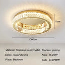 GobekUsa Crystal LED Ceiling Chandelier for Home Living Room Lighting Decoration