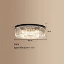 GobekUsa Crystal LED Ceiling Chandelier for Modern American Minimalist Décor