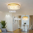 GobekUsa Crystal LED Ceiling Chandelier for Modern American Minimalist Décor