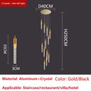 GobekUsa Crystal LED Ceiling Chandelier for Luxury Home Décor