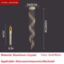 GobekUsa Crystal LED Ceiling Chandelier for Luxury Home Décor