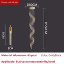 GobekUsa Crystal LED Ceiling Chandelier for Luxury Home Décor