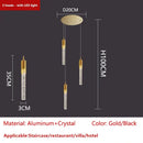 GobekUsa Crystal LED Ceiling Chandelier for Luxury Home Décor