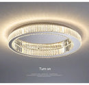 GobekUsa Crystal LED Ceiling Chandelier – Modern Home Décor Lighting for Living Room, Bedroom