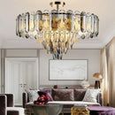 GobekUsa Crystal LED Ceiling Chandelier Modern Living Room Pendant Light
