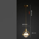 GobekUsa Crystal LED Ceiling Lamp Chandelier Iron Art Bar Home Decor.