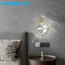 GobekUsa Crystal LED Ceiling Lamp Chandelier Iron Art Bar Home Decor.