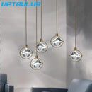 GobekUsa Crystal LED Ceiling Lamp Chandelier Iron Art Bar Home Decor.