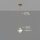 GobekUsa Crystal LED Ceiling Lamp Chandelier Iron Art Bar Home Decor.