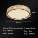 GobekUsa Crystal LED Ceiling Lights for Modern Home Decor Lighting