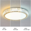 GobekUsa Crystal LED Ceiling Light for Modern Bedroom, Warm Lighting