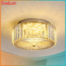 GobekUsa Crystal LED Ceiling Chandelier Light Circle Design Indoor Lighting