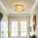GobekUsa Crystal LED Ceiling Chandelier Light Circle Design Indoor Lighting