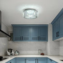 GobekUsa Crystal LED Ceiling Chandelier Light Circle Design Indoor Lighting