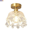 GobekUsa Crystal LED Ceiling Light Luxury Modern Chandelier for Living Room Hallway