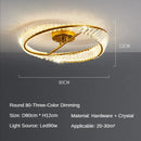 GobekUsa Crystal LED Chandelier Ceiling Lamps - Modern Luxury Indoor Lighting Fixtures