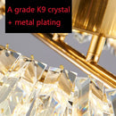 GobekUsa Crystal LED Chandelier Ceiling Lamps - Modern Luxury Indoor Lighting Fixtures