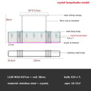 GobekUsa Crystal LED Chandelier: Modern Luxury Dining Room Kitchen Lighting Fixtures