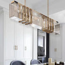 GobekUsa Crystal LED Chandelier: Modern Luxury Dining Room Kitchen Lighting Fixtures