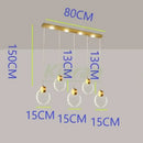 GobekUsa Crystal LED Chandelier for Modern Home Decor and Lighting