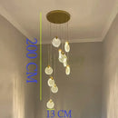 GobekUsa Crystal LED Chandelier for Modern Home Decor and Lighting