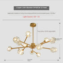 GobekUsa Crystal LED Chandelier Ceiling Light for Elegant Home Décor