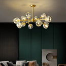 GobekUsa Crystal LED Chandelier Ceiling Light for Elegant Home Décor