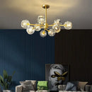 GobekUsa Crystal LED Chandelier Ceiling Light for Elegant Home Décor