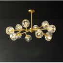 GobekUsa Crystal LED Chandelier Ceiling Light for Elegant Home Décor
