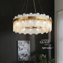 GobekUsa Crystal LED Chandelier: Elegant Ceiling Lighting for Living Room, Bedroom, Hotel