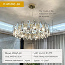 GobekUsa Crystal LED Chandelier for High-end Living Spaces