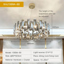 GobekUsa Crystal LED Chandelier for High-end Living Spaces