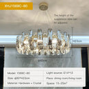 GobekUsa Crystal LED Chandelier for High-end Living Spaces
