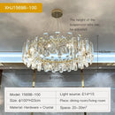 GobekUsa Crystal LED Chandelier for High-end Living Spaces