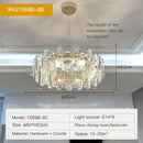 GobekUsa Crystal LED Chandelier for High-end Living Spaces