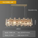 GobekUsa Crystal LED Chandelier for High-end Living Spaces