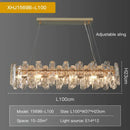 GobekUsa Crystal LED Chandelier for High-end Living Spaces