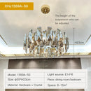GobekUsa Crystal LED Chandelier for High-end Living Spaces