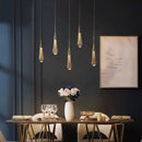GobekUsa Crystal LED Chandelier: Modern Art Pendant Light for Restaurant, Bar, Staircase & Loft