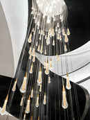 GobekUsa Crystal LED Pendant Chandelier for Modern Luxury Living Room