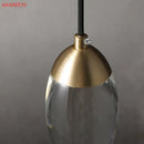 GobekUsa Crystal LED Pendant Light for Restaurant, Bar & Bedroom