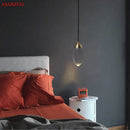GobekUsa Crystal LED Pendant Light for Restaurant, Bar & Bedroom