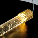 GobekUsa Crystal LED Pendant Light: Modern Hanging Bar Lamp for Bedroom, Living Room, & Home Decor