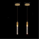 GobekUsa Crystal LED Pendant Light: Modern Hanging Bar Lamp for Bedroom, Living Room, & Home Decor