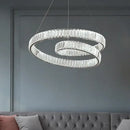 GobekUsa Crystal LED Pendant Lights: Modern Luxury Chandelier for Living and Dining Rooms