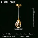 GobekUsa Crystal LED Pendant Lights: Elegant Lighting Solution for Home Decor